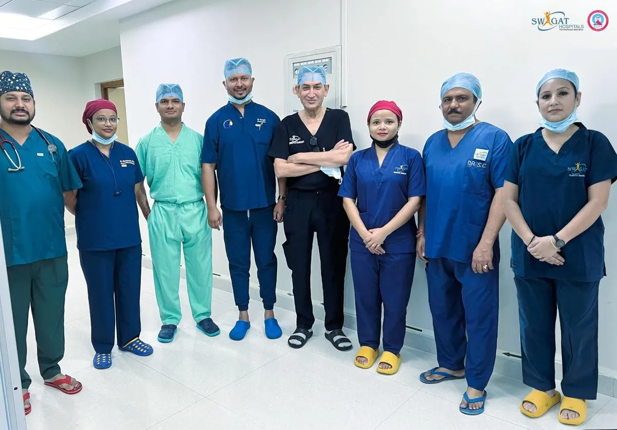 Swagat Surgical Institute Performs NE's 1st Robot-Assisted Prostate Surgery  